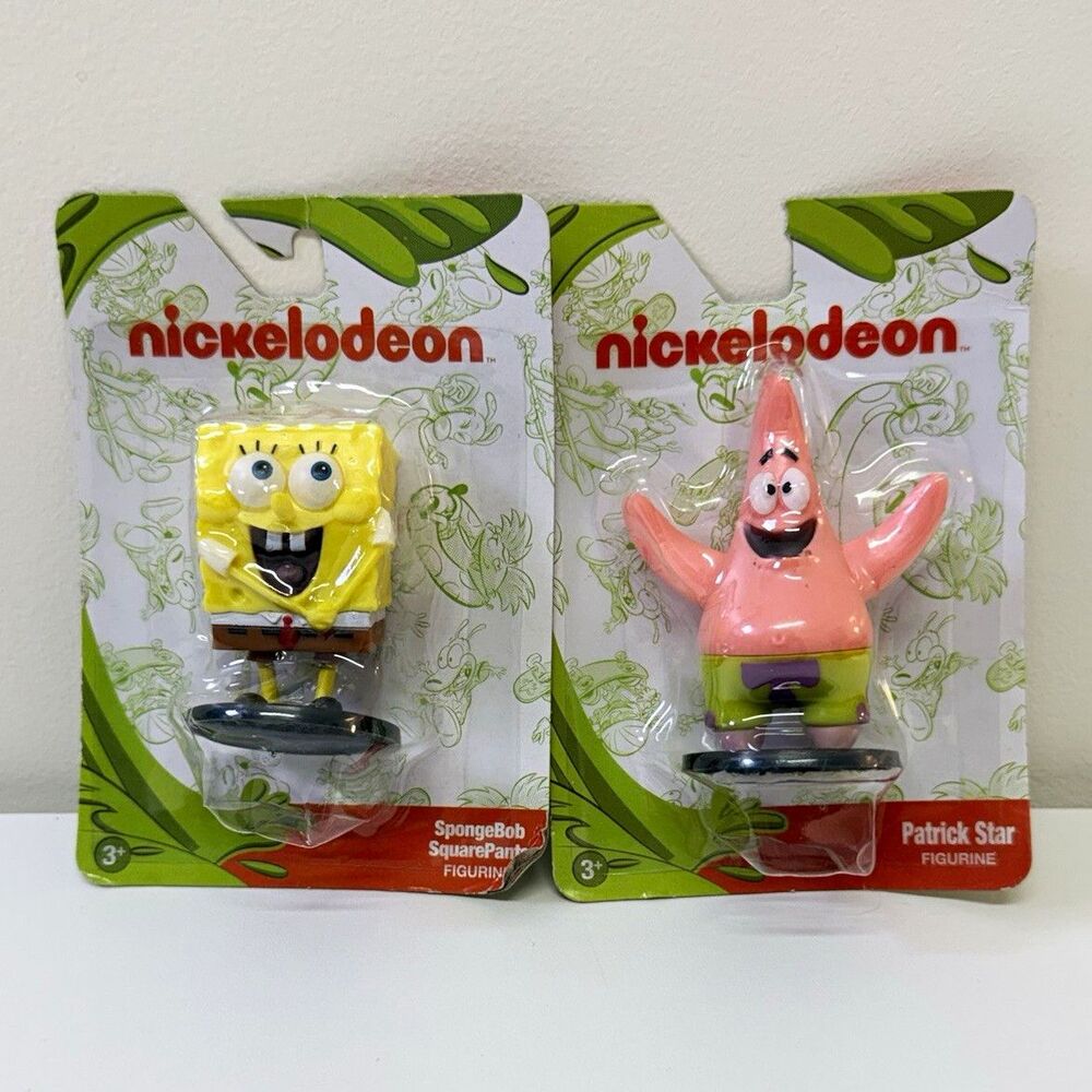 Nickelodeon SpongeBob SquarePants SpongeBob & Patrick Boxed Figurines 3+ 2-Pack
